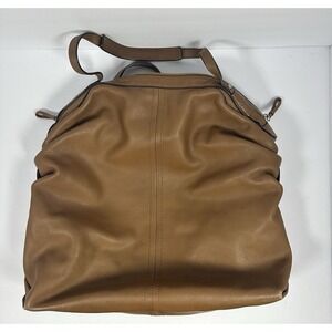 Banana Republic Bag Tote Purse Light Brown Leather Boho